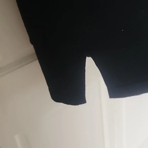 Bob Mackie Black Button Front Cardigan with Multicolor Trim - Picture 6 of 9